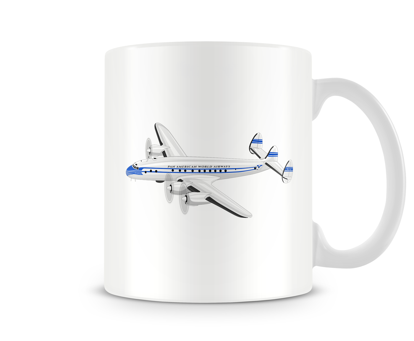 Pan Am Lockheed Constellation Mug