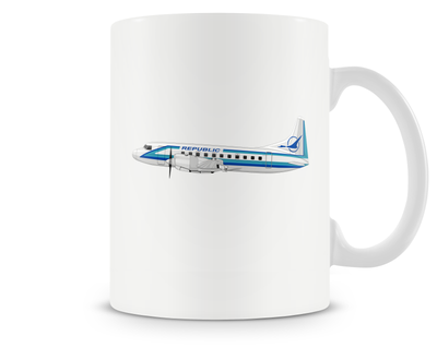 Republic Airlines Convair 580 Mug - Aircraft Mugs