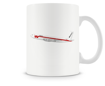 Western Airlines Boeing 707 Mug - Aircraft Mugs